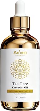 100% Pure Tea Tree Oil 4 fl oz - Tea Tree Oil for Skin for Hair - Essential Oils for Skin & Diffusers & Aromatherapy & Home Care,Candle Making, Gifts for Women - Valentine's Day Gift