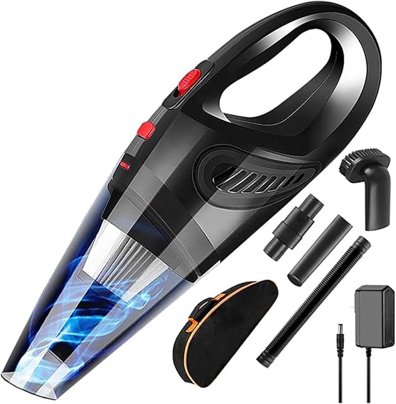 Handheld Vacuum Cleaner, Cordless Handheld Vacuum Cleaner High Power Rechargeable Dry Wet