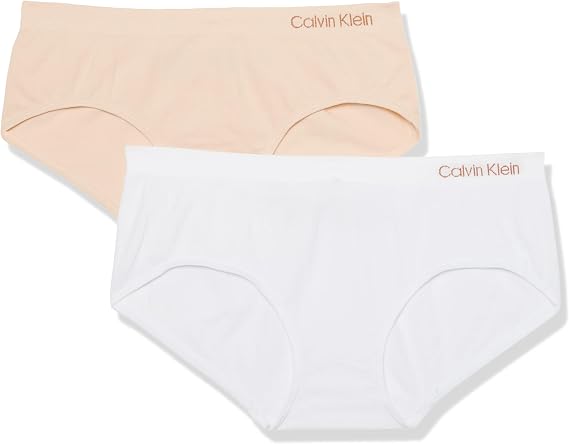 Calvin Klein girls Modern Cotton Hipster Panty, 2-pack