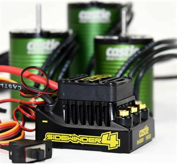 SW 4, 12.6V, 2A BEC, WP SENSORLESS ESC W/1412-3200 5mm SENSORED Motor