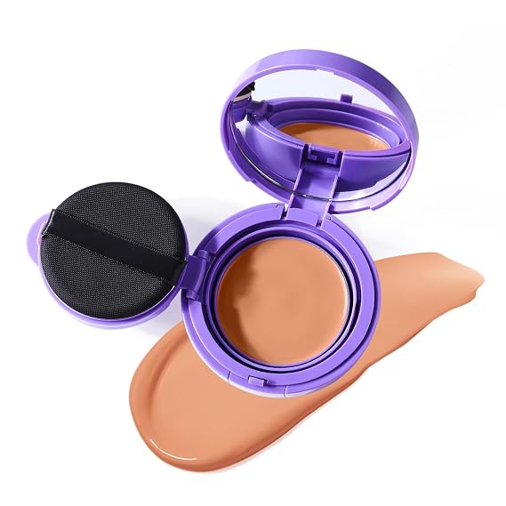 Balm Foundation for Mature Skin, Hydrating Coverage Foundation Balm Buildable Medium Coverage, Blurs Fine Lines & Smooths Texture, Smooths Texture (Medium, 1)