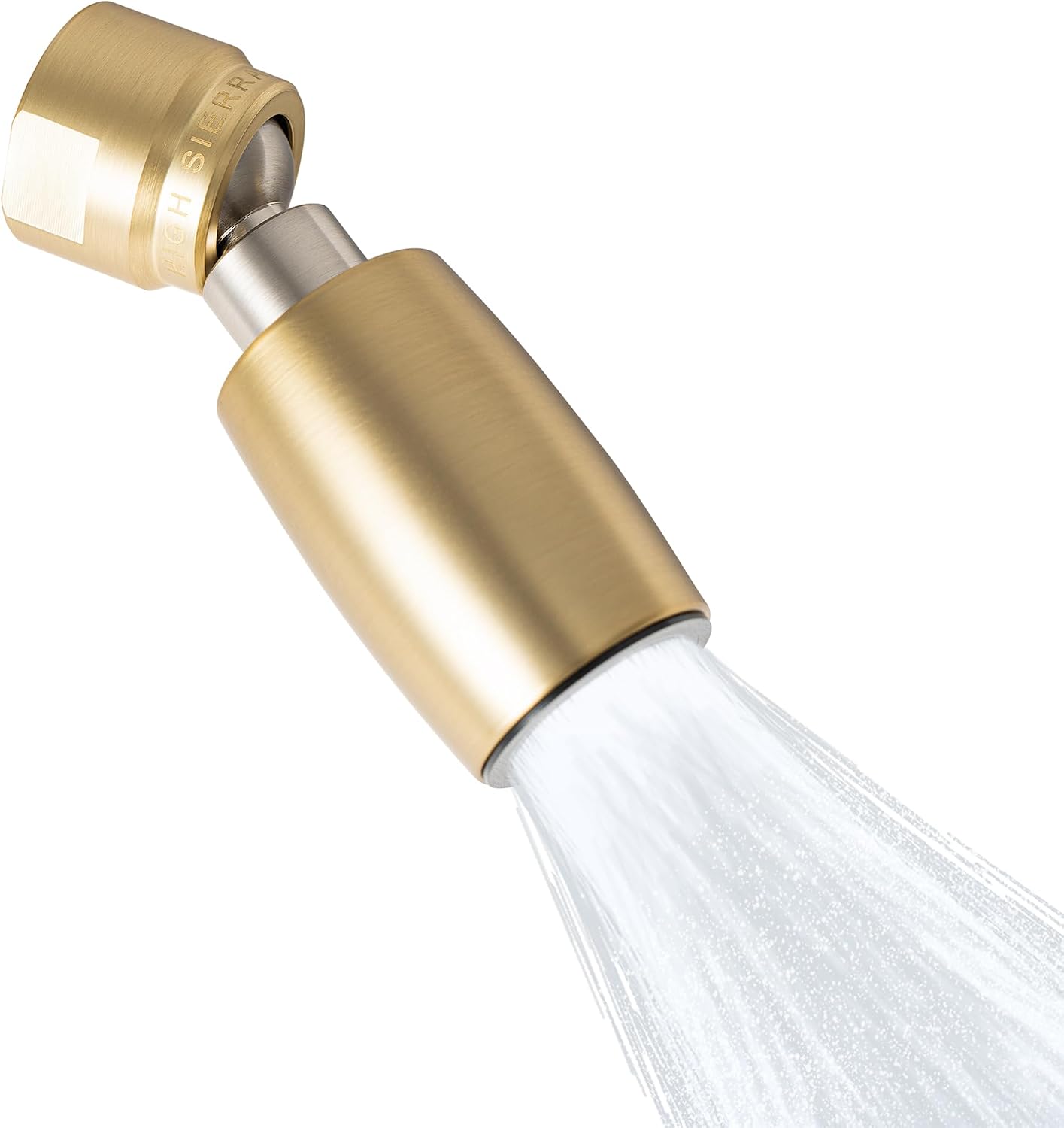 High Sierra® Classic™ Solid Metal High Pressure 1.25 GPM Low Flow Shower Head - Brushed Gold