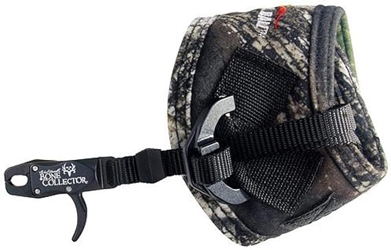 Tru Ball Archery Bone Collector Scout Release Hook and Loop, Black, Large