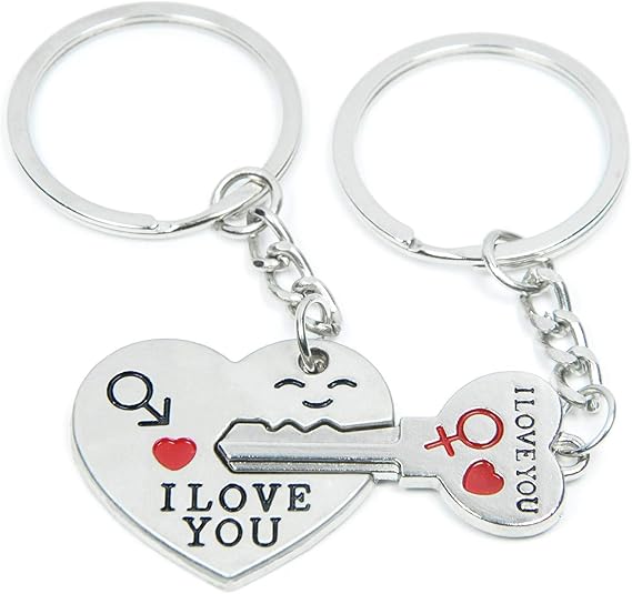 Couple Keychains Set Love Key To My Heart Cute Couple Keychain Love Keychain Key Ring