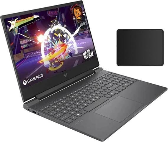 HP Victus 15.6" 144Hz Full HD Gaming Laptop | AMD Ryzen 7 7445HS |NVIDIA GeForce RTX 4050|Copilot |Backlit| 16GB RAM DDR5 | 2TB SSD |Mica Silver |Windows 11 Home |Bundle with Mouse Pad