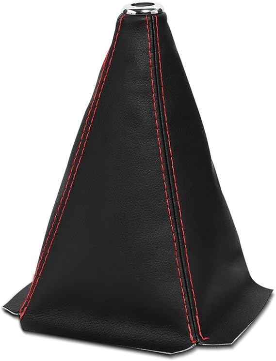 Car Shift Knob Dust Cover, Car Shift Boot, Leather Gear Shift Cover, Universal Car Interior Accessories Shifter Boot Cover for Most Manual/Automatic Vehicles