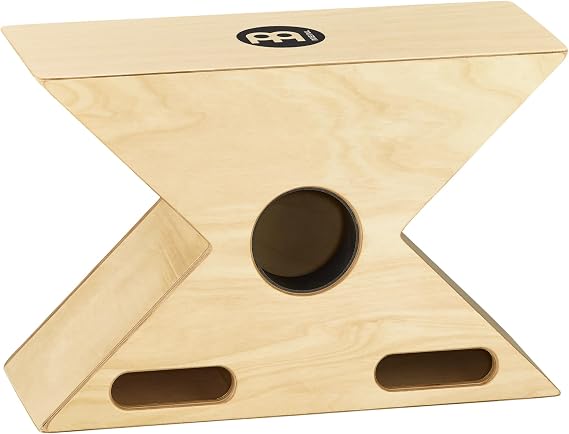 Meinl Hybrid Slaptop Cajon Box Drum with Snare and Bongo, Forward Sound Ports - MADE IN EUROPE - Baltic Birch Wood, (HTOPCAJ3NT)