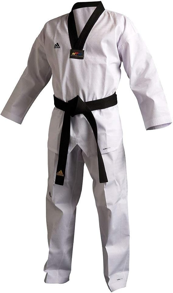 adidas ADICHAMP 3 TKD Uniform - v-Neck Black - 2