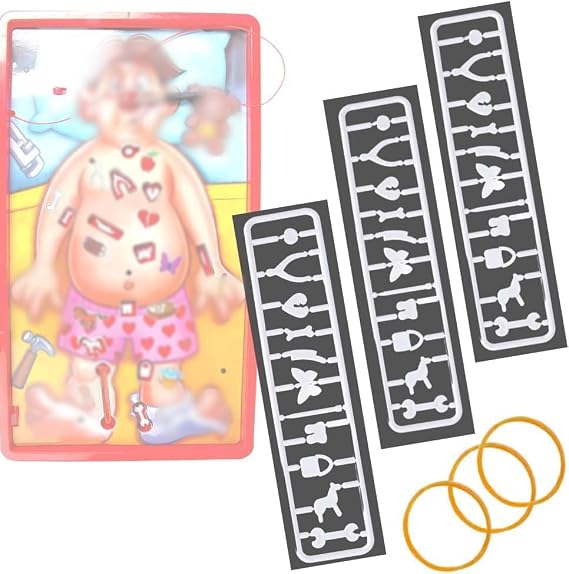 Uniqwamo 3 Sets Compatible for Operation Skill Game Pieces