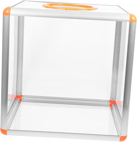 Compact Raffle Box Ballot Box for Events Ticket Spinner Game Accessory Lottery Container