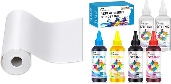 Save 20% on Welacer DTF Film 13x328ft and DTF INK 100mlx6