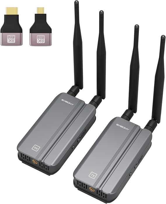SVBONY TransAir3 Wireless HDMI Transmitter & Receiver with IR for Home Use