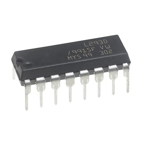 L293 L293D Stepper Push-Pull Motor Driver Controllers IC 16-Pin DIP-16 4.5V-36V (Pack of 10pcs)