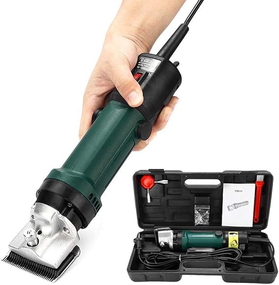 Electric Sheep Shears 690W Sheep Shearing Machine Grooming Clipper for Sheep Wool Cutting Wool Scissors Professional Cattle Sheep Goats Haircut