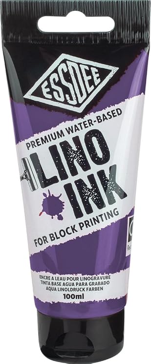 Essdee Block Printing Ink, Purple, 100ml