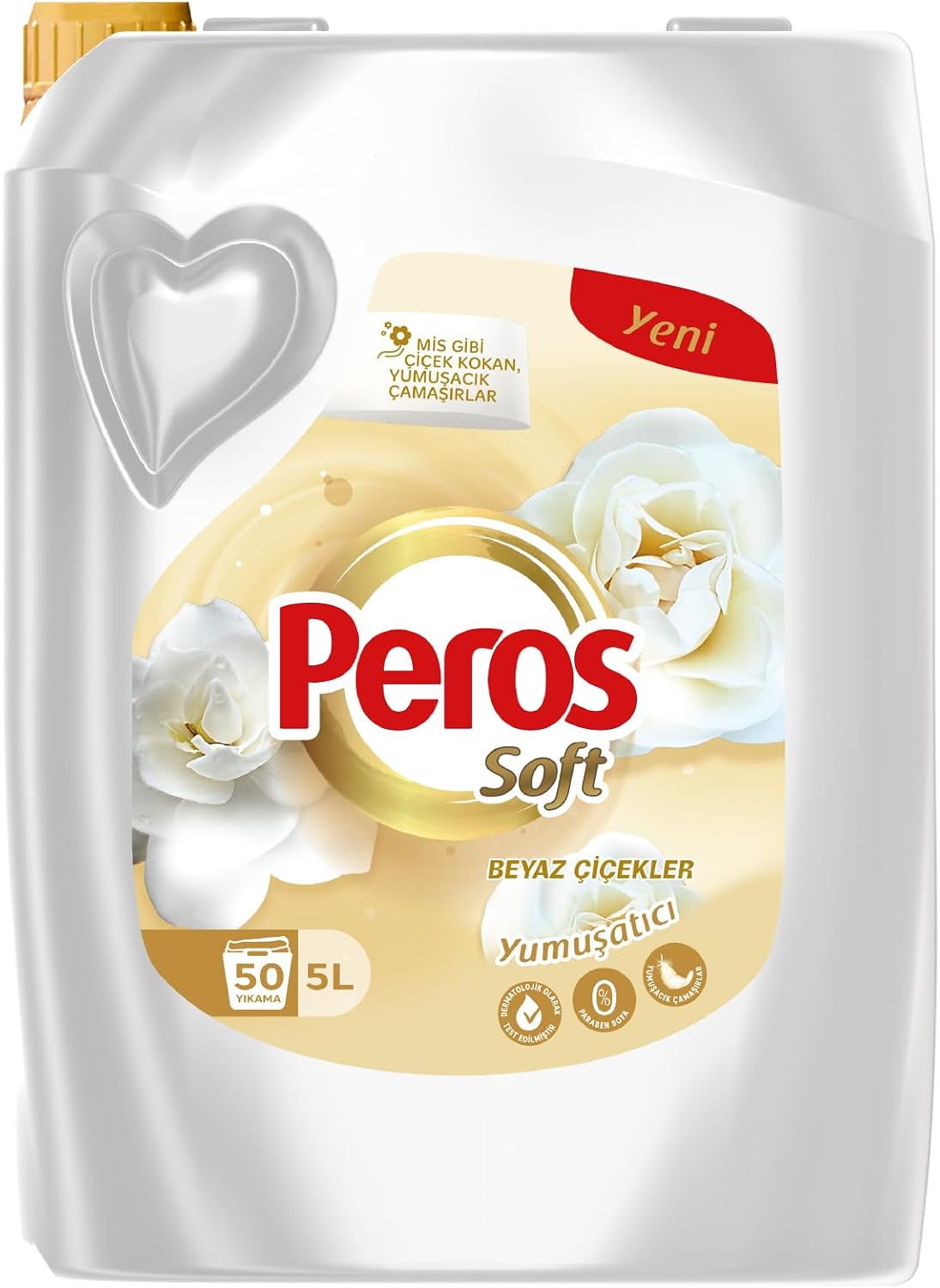 Peros Soft Yumuşatıcı Beyaz Çiçekler 5000 ml