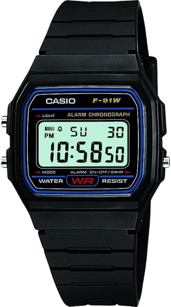 Casio Collection Unisex Digital Watch F-91W