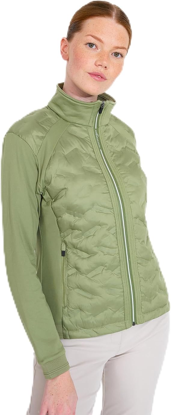 ABACUS Ladies Portrush Hybrid Golf Jacket Warm, Windproof, Water- Stretch Lightweight Outerwear
