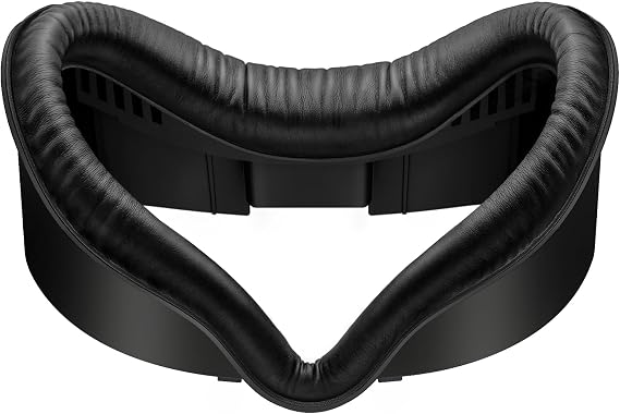 SUPERUS Facial Interface & Face Cover Pad for Meta Quest 3 - VR Accessories Compatible with Meta/Oculus Quest 3, One-Piece Anti-Light Leakage Soft Leather PU Face Cushion Pad for Quest 3