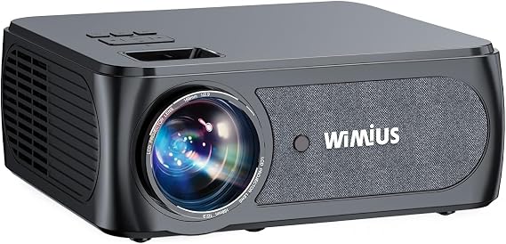 WiFi Projector, WiMiUS Native 19201080P 5G K8 Bluetooth Projector 50 4P/4D Keystone Support 4K&Zoom Portable Mini Projectors with Carry Bag Movie Outdoor Home Theater for iOS/Android etc.