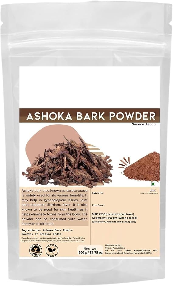 HK Ashoka Bark Powder | Saraca Ashoka Bark | 900g | Ashoka Chaal