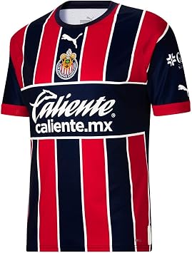 Puma Chivas Mens Authentic Alternative Jersey 22/23 as1, Alpha, l, Regular, Regular Red, Blue