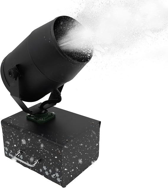 LOYALHEARTDY Snow Machine, 2000W Snow Making Machine Professional Snow Maker with Remote Control Artificial Snow Machine Stage Snowflake Maker for Outdoors Indoor Wedding Christmas Party Holidays