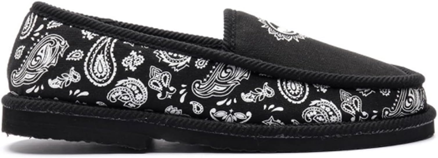 DVS Men's Francisco Slip-On Black White Print Low Top Sneaker Shoes L