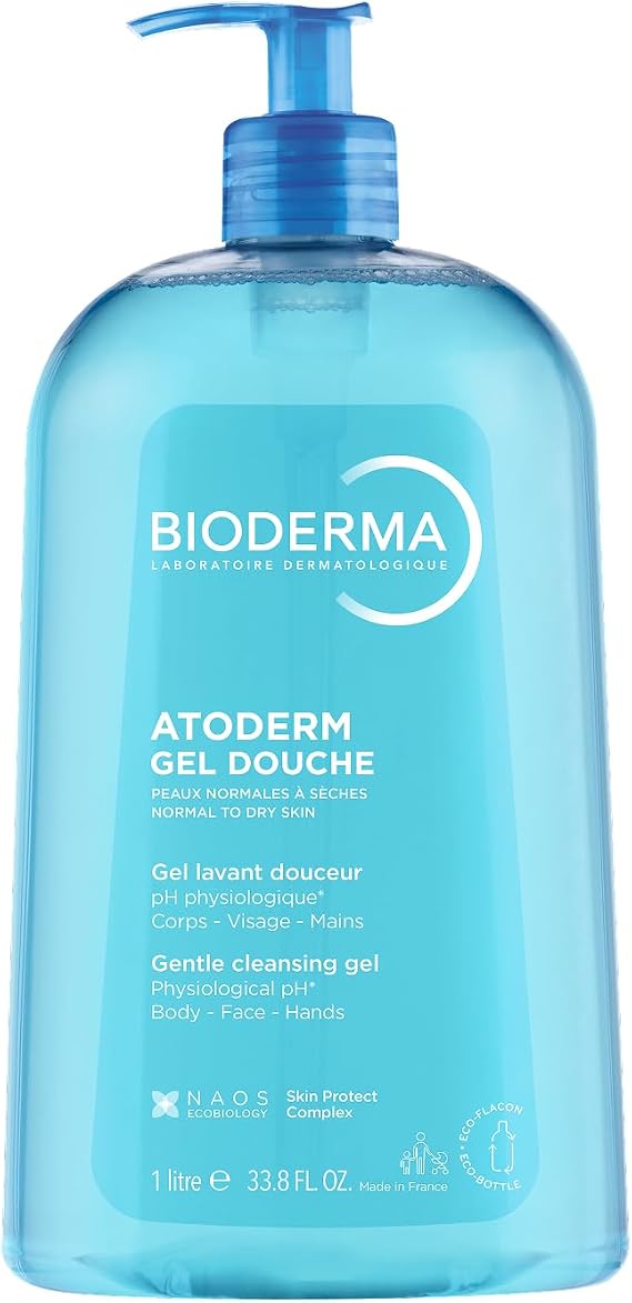 Bioderma Atoderm Shower Gel Aile Boyu Kuru Ciltler için Nemlendirici Duş Jeli Bebek Çocuk Yetişkin 1 Lt