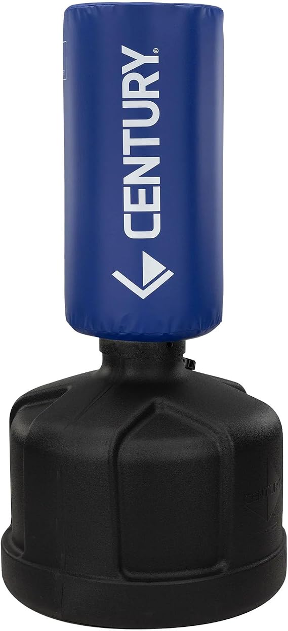 Century Original Wavemaster Commercial Grade Freestanding Punching Bag with Base, Adjustable Height 47" to 68", for Adult Boxing, Kickboxing & MMA Training, Blue