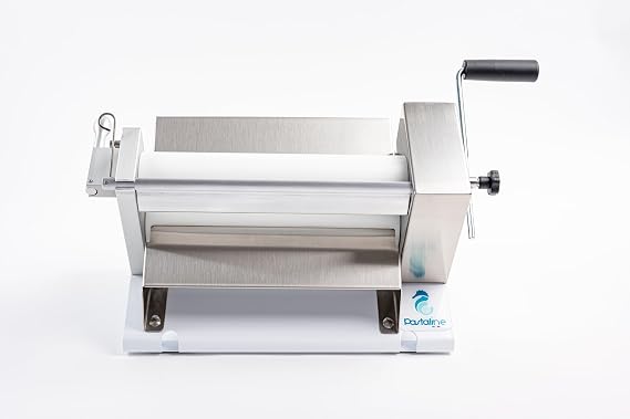 Manual Dough Sheeter Machine - Sfogliafacile Manual Pasta Maker for Icing, Marzipan,Puff Pastry and Salt Bread Shio Pan | Easy Install Dough Sheeter for Home Small or Commercial Kitchens