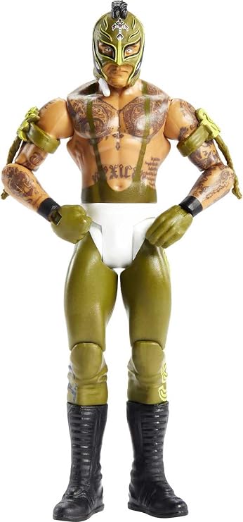 WWE Basic Rey Mysterio Action Figure, Posable 6-inch Collectible for Ages 6 Years Old & Up, Series # 127