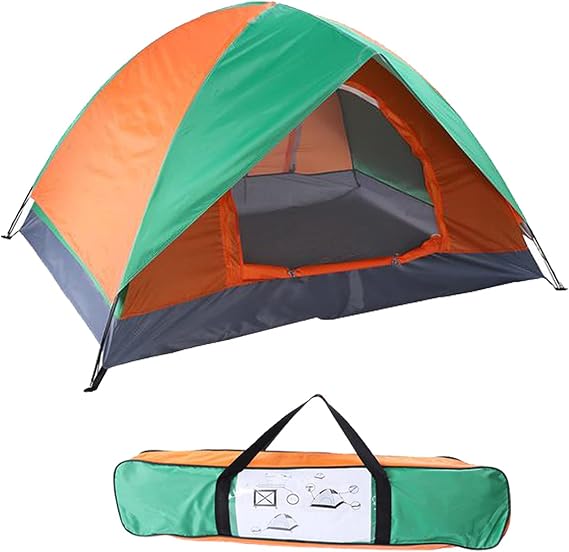 2 Person Tent,Portable Lightweight Dome Tents for Kids Adult, Compact Backpacking Travel Tent with Carrying Bag for Hiking, Climbing and Camping
