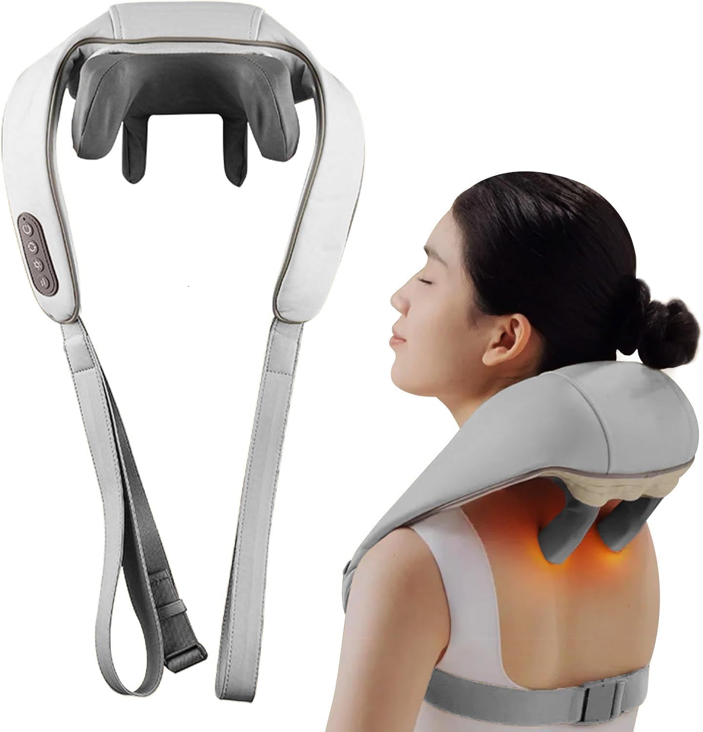 coverzone Neck Massager Leg and Shoulder Massager Rechargeable Physiotherapy Massage Neck Relaxation Relaxing and Relaxing Massage FZ666