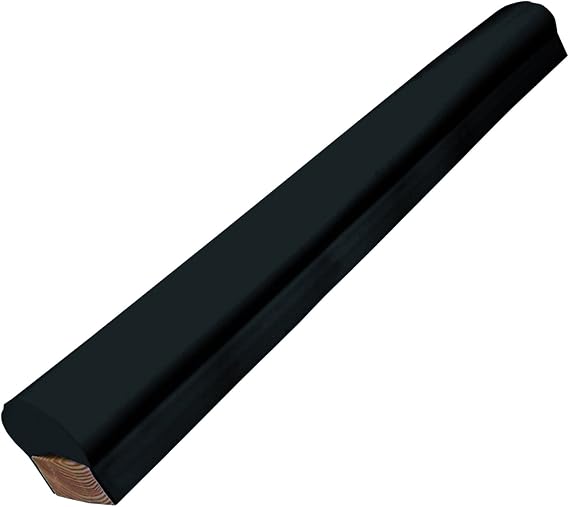 Dock Edge + DE1022BF Piling/Post Bumper, 6', Black, PVC, 2x4 Mount,