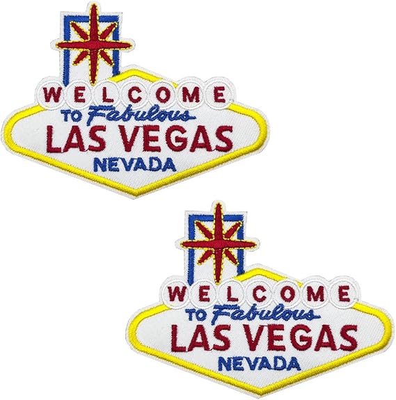 Welcome to Fabulous Las Vegas Embroidered Sew On Iron On Patches