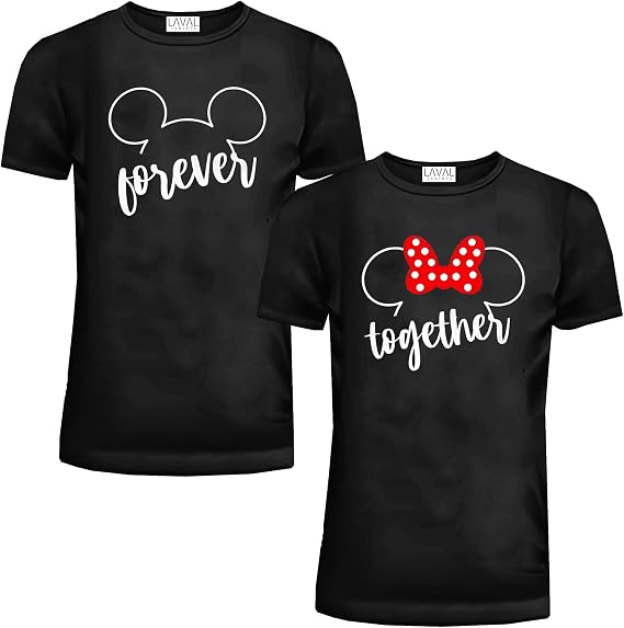 Matching Shirts for Couples His and Hers Love Shirts Men's and Women's T-Shirts Set Couples Outfit