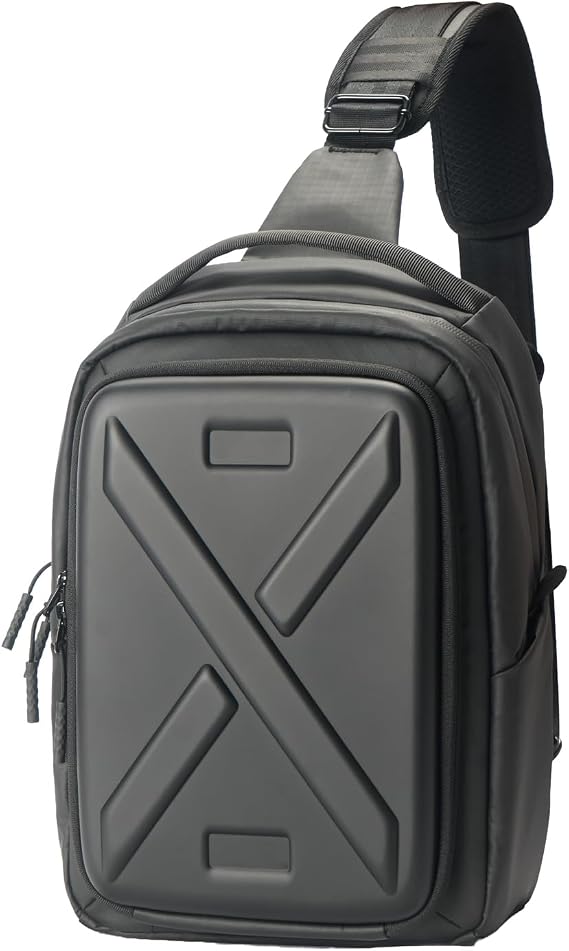 Besnfoto Camera Hard Shell Case Crossbody Camera Sling Bag Small Waterproof Photography Bag for Mirrorless and DSLR Cameras