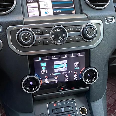 Car AC Panel Touch Screen for Land Rover Range Rover Discovery 4 LR4 2009-2016 Air Conditioner Climate Seating Control Touch Board HVAC Control All Terrain Display Plug and Play