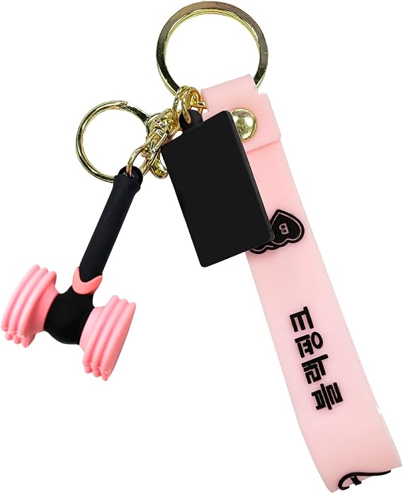Keyring, Pink Keyring, Creative Mini Collectible