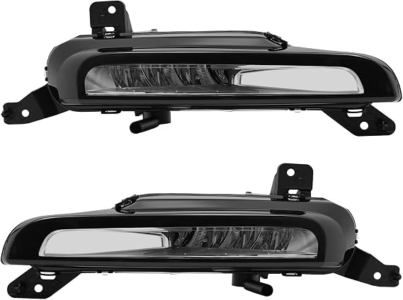 LED DRL Daytime Running Fog Light, 2xRunning Fog Lights For 2016 2017 2018Land Range Rover Evoque, Left Driver & Right Passenger Sides LED Fog Light Assembly LR072646, LR072645