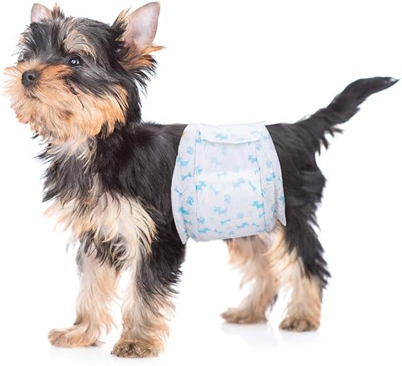 Male Dog Diapers Absorbent Belly Bands for Male Dog XS 26 Count | Belly Bands for Male Dogs with Leak Protection&Super Absorbent, Excitable Urination, Incontinence