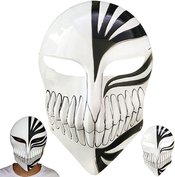 Anime Hollow Mask Plastic Anime Mask Halloweem Men