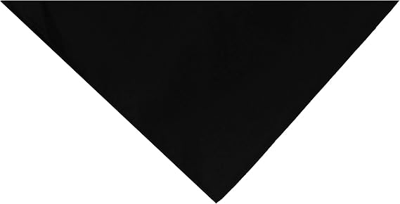 Triangle Solid Bandanas - 9 Pack - Kerchiefs and Head Scarf