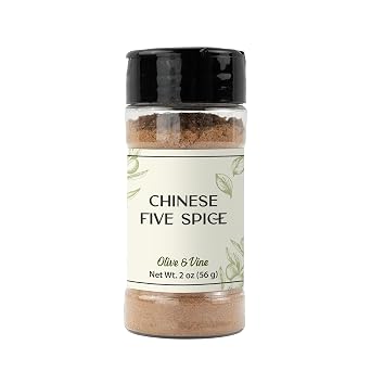 Olive & Vine Chinese Five Spice, Bold Flavor, For Stir-Fry & Marinades, Rich Tradition, Authentic Taste, For Global Recipes (2 Ounce)