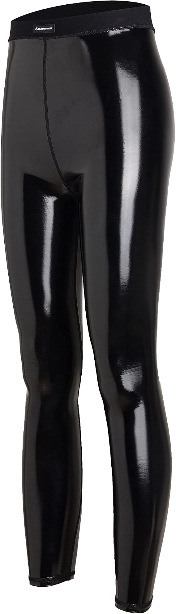 LEOHEX Ultra Streamline Mirror Sexy Satin Glossy High Waisted Leggings