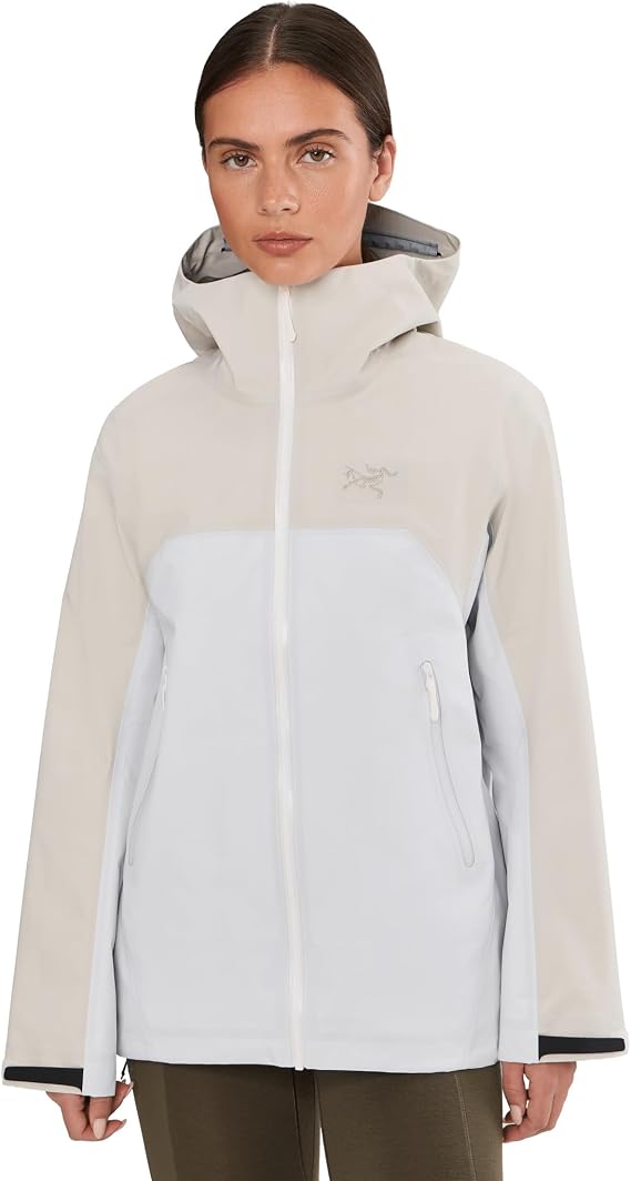 Arc'teryx Beta Jacket Women's | Gore-Tex ePE Shell, Maximum Versatility - Waterproof Womens Hiking, Rain Jacket | Sea Salt/Arctic Silk, Medium