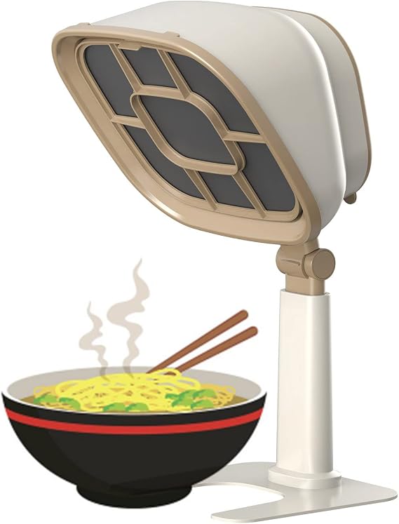 Mini Household Extractor Hood - 66° Adjustable Desktop Cooker Hood for Kitchen, Hot Pot and BBQ - Easy to Clean with 6-Segment Height Adjustment and 3200 RPM Range Hood for Home Use