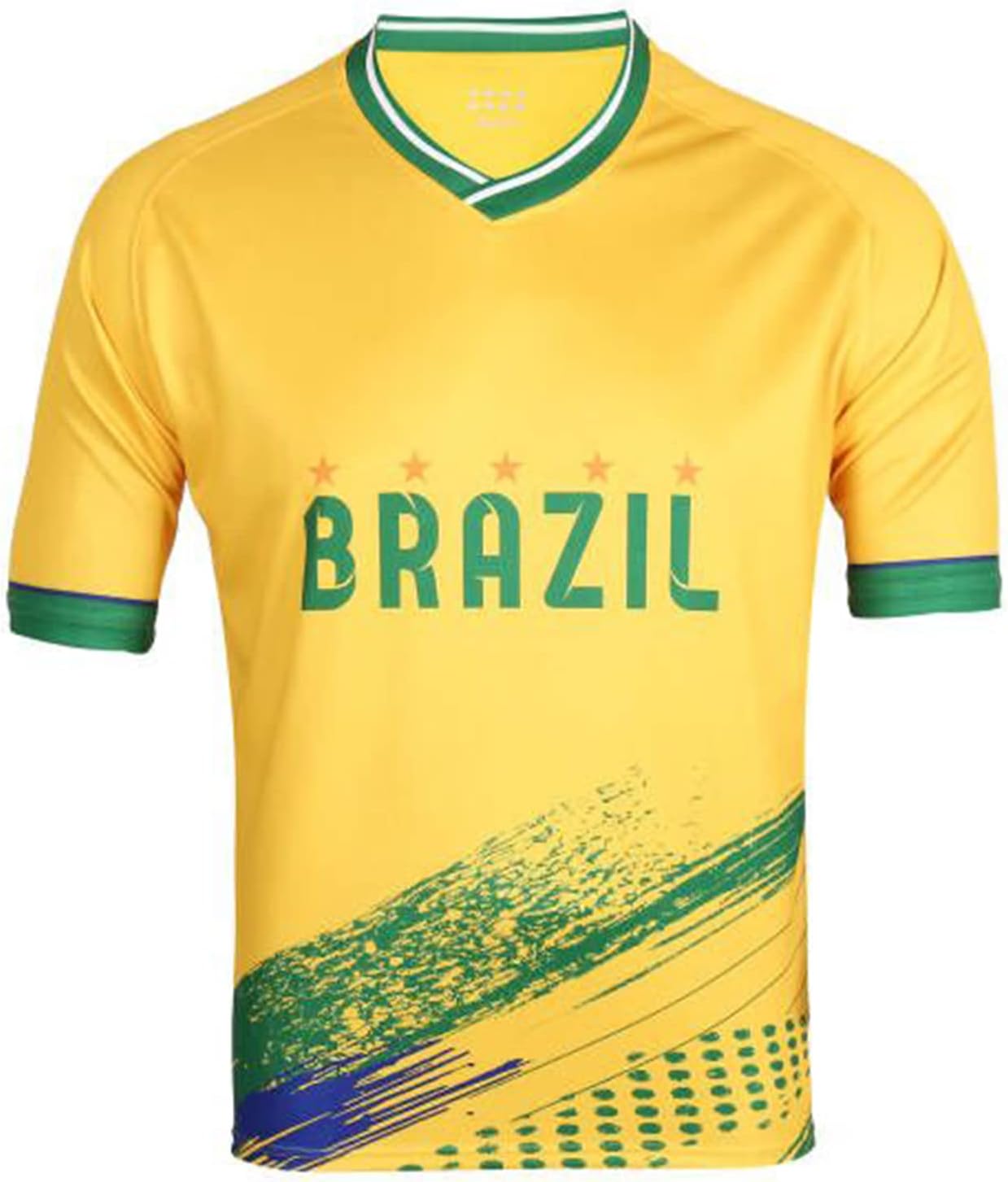 Brazil 2022 World Cup Fan Soccer Jersey Brazil, X-Large