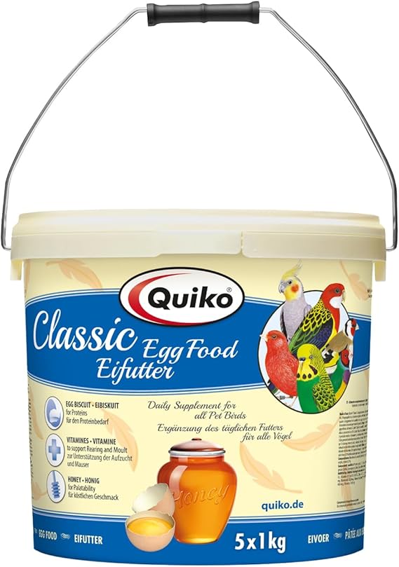 Quiko Classic - Egg Food 5 kg - Breeding Food for all Ornamental Bird Species